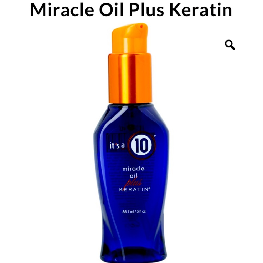 It’s a 10 Keratin Miracle Oil